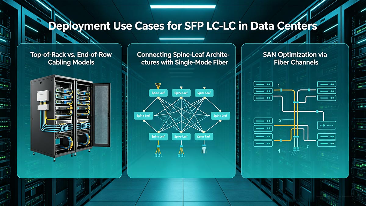 حالات استخدام نشر تقنية SFP LC-LC في مراكز البيانات