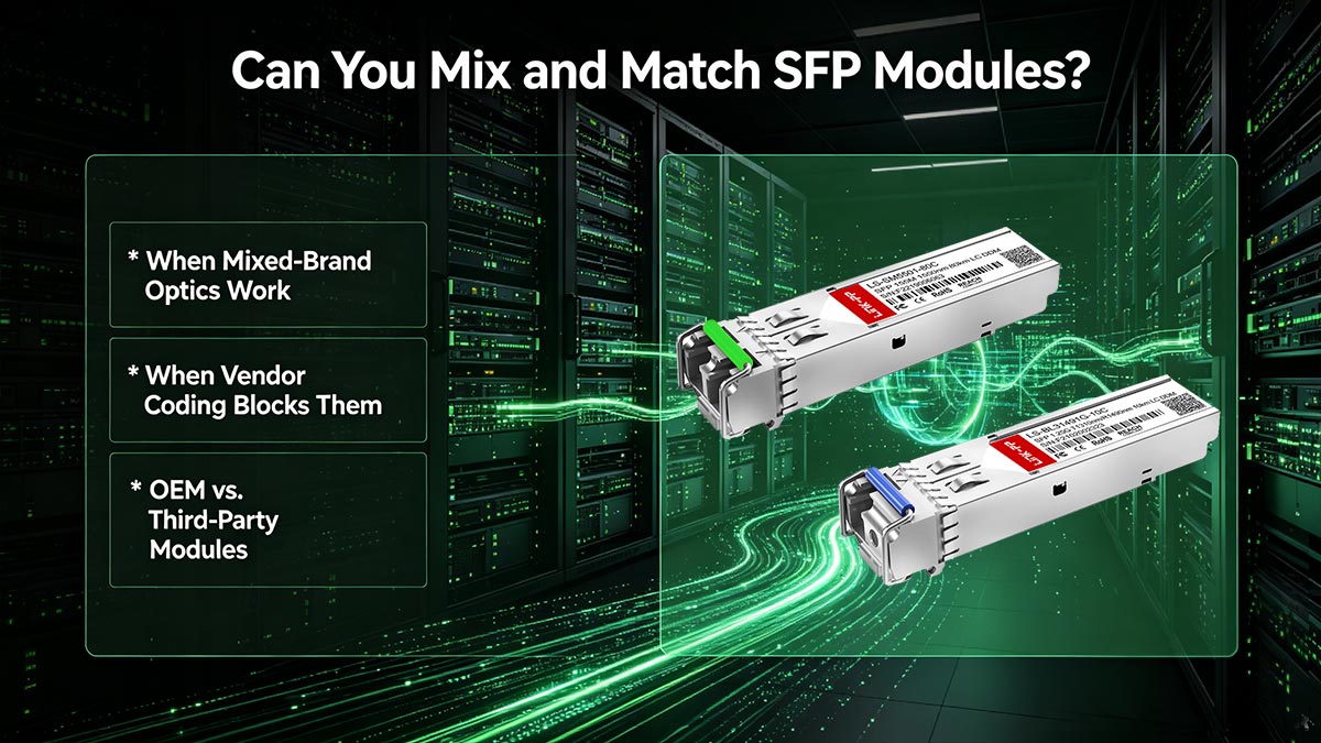 Can You Mix and Match SFP Modules?