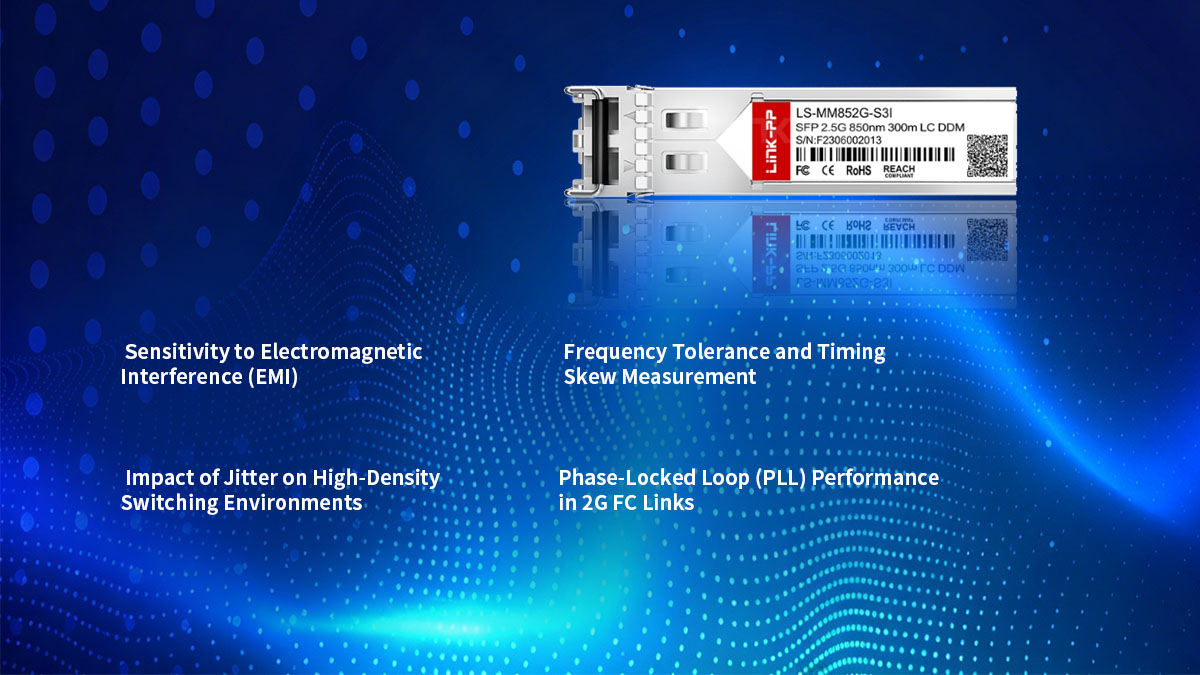 Evaluación de la recuperación de reloj y la estabilidad de la señal del SFP compatible con FTLF8519P2BNL