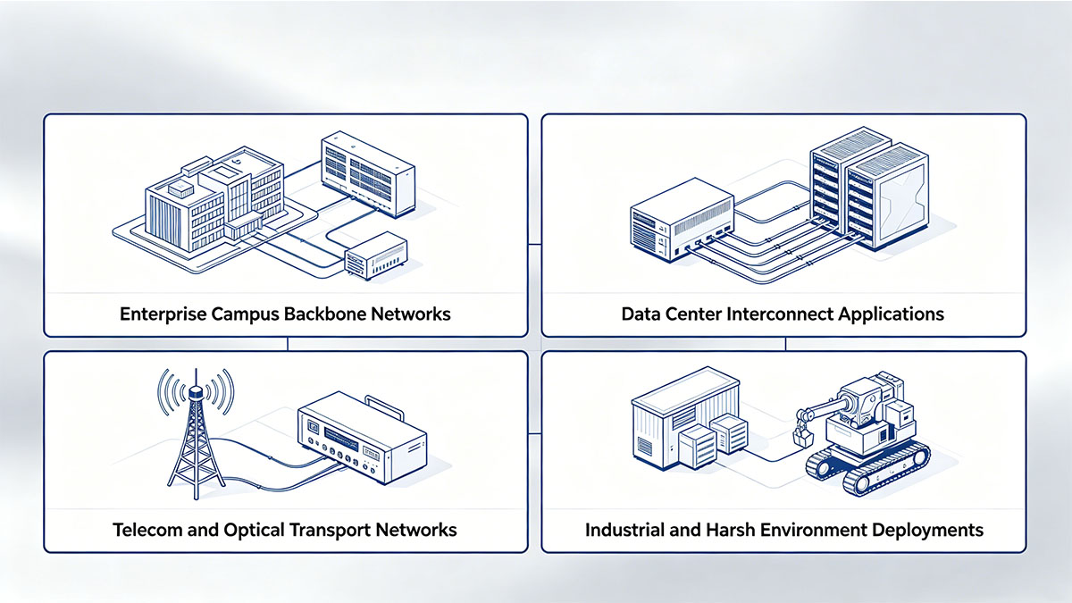 Scénarios de déploiement des modules Cisco SFP-10G-LR-X