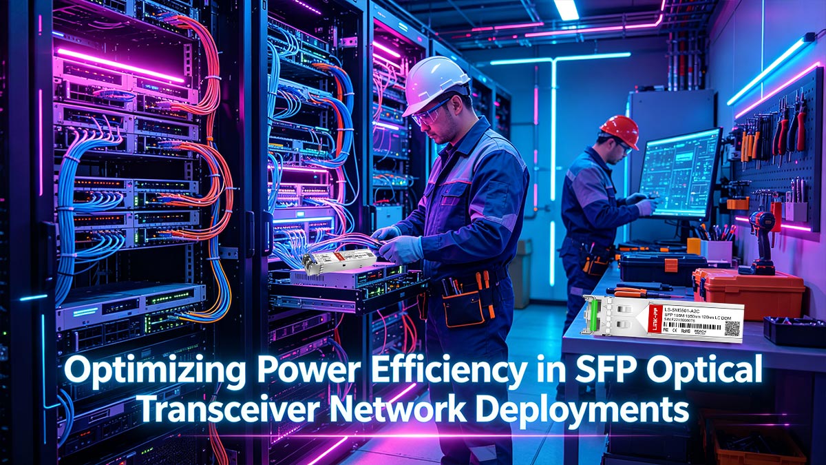 Optimizing Power Efficiency in SFP Optical Transceiver Network Deployments