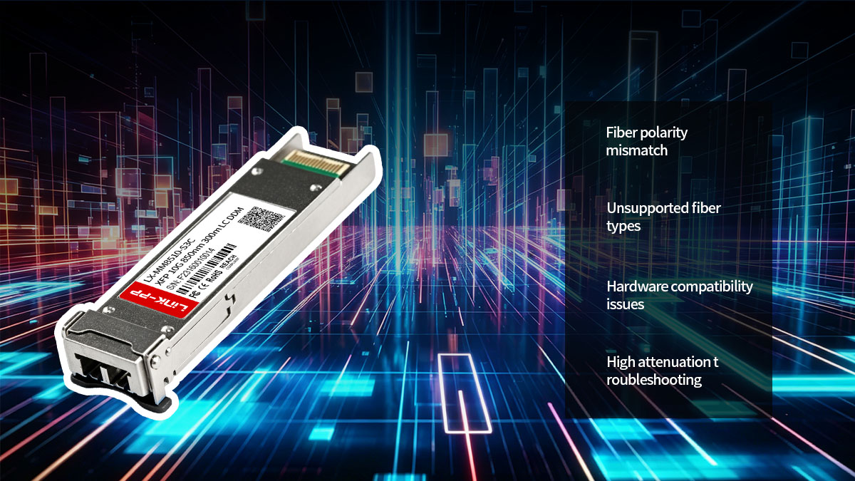 Solução de problemas comuns do Cisco XFP-10G-MM-SR