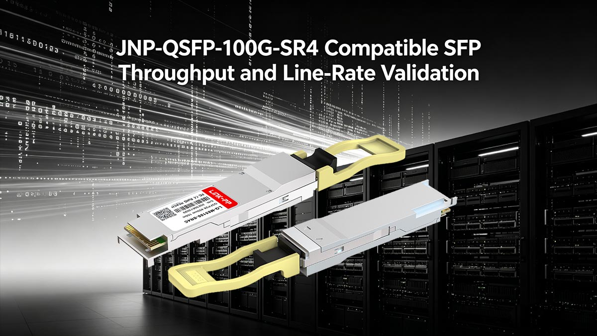 Validation du débit et de la fréquence de ligne du module SFP compatible JNP-QSFP-100G-SR4