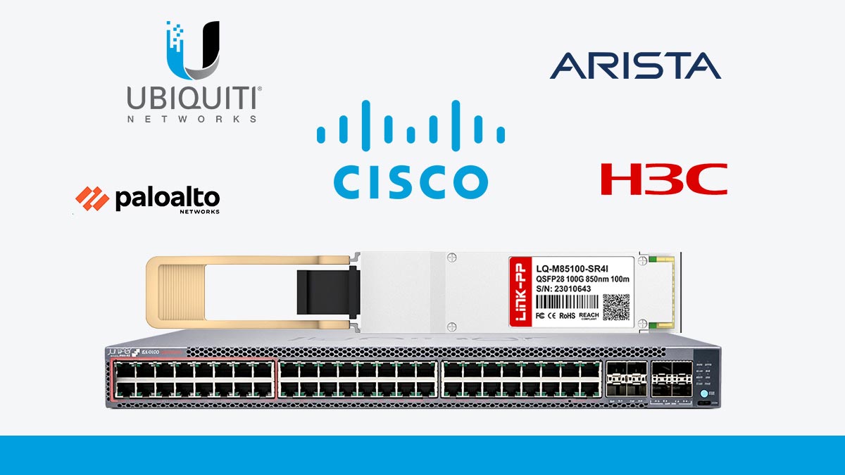 Interopérabilité SFP compatible JNP-QSFP-100G-SR4 dans les environnements multi-fournisseurs