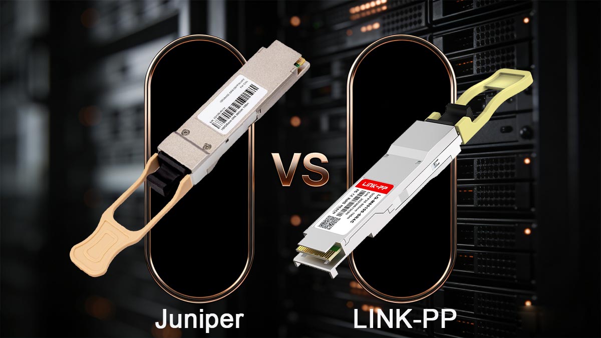 Comparaison des performances du JNP-QSFP-100G-SR4 (LINK-PP par rapport à Juniper)