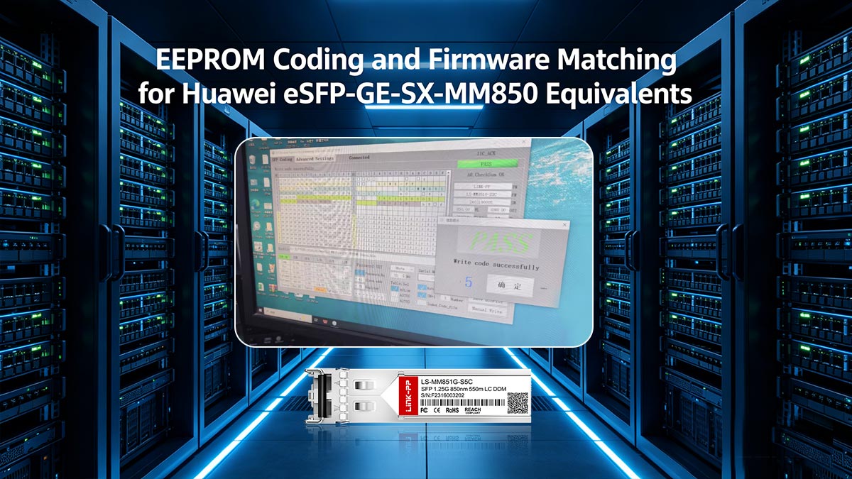 EEPROM Coding and Firmware Matching for Huawei eSFP-GE-SX-MM850 Equivalents
