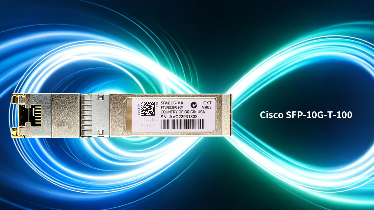 ¿Qué es el Cisco SFP-10G-T-100?
