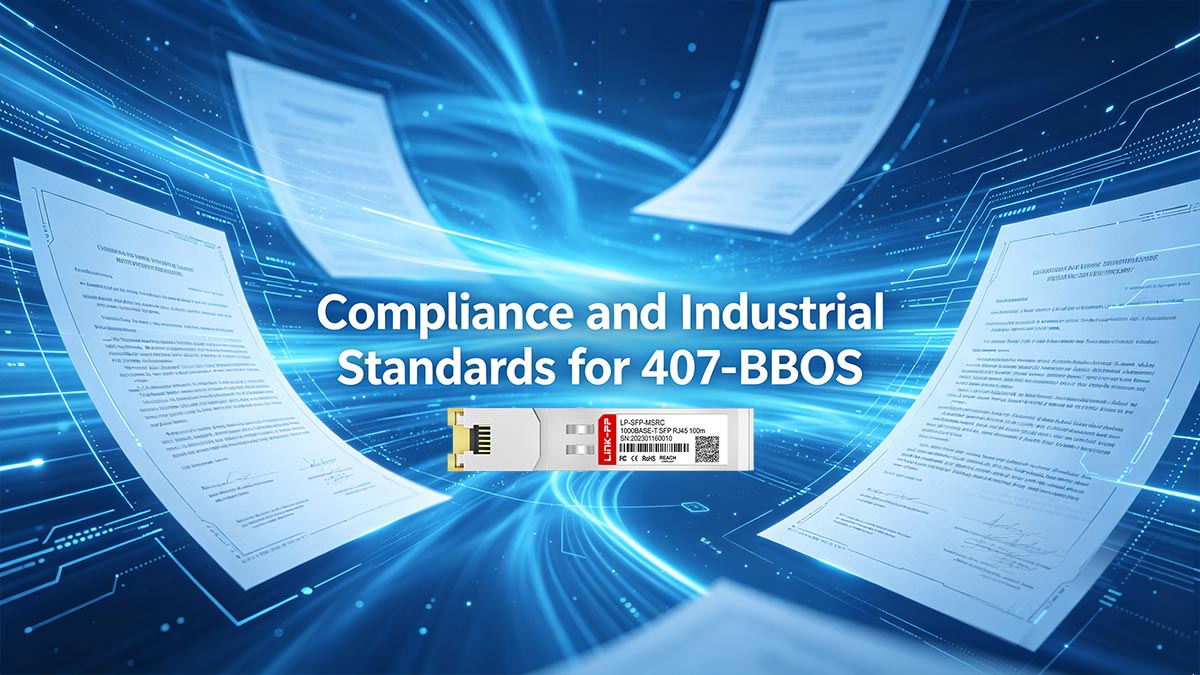 Normas de cumplimiento e industriales para 407-BBOS