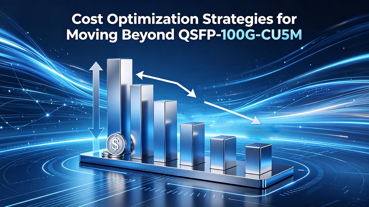 Estrategias de optimización de costes para ir más allá del QSFP-100G-CU5M
