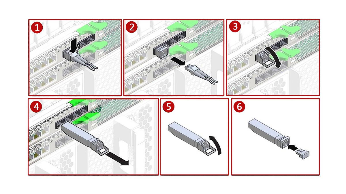 Guía de implementación: Instalación del módulo SFP compatible con J4858B en su red.