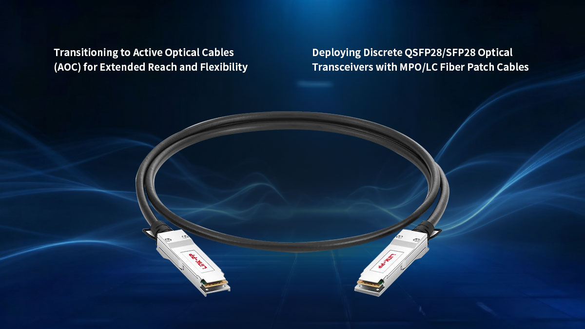 Solutions techniques alternatives lorsque le QSFP-4SFP25G-CU5M atteint ses limites de distance