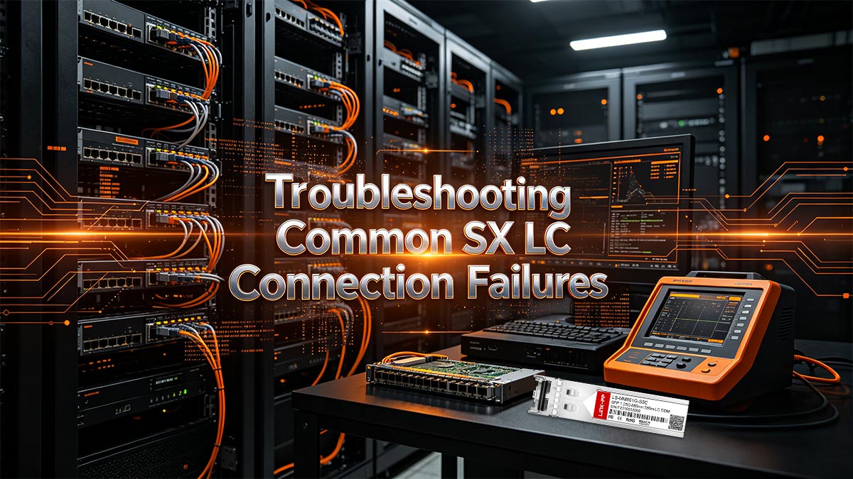 Solução de problemas comuns de falhas de conexão SX LC