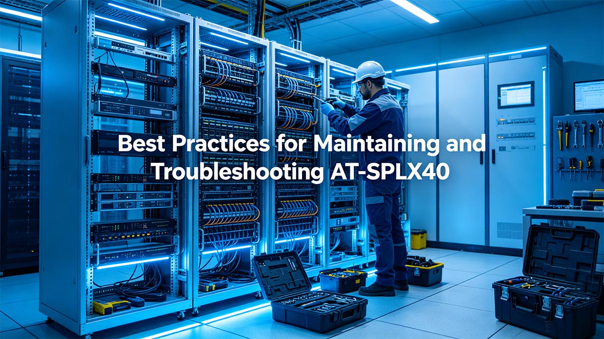 Best Practices for Maintaining and Troubleshooting AT-SPLX40