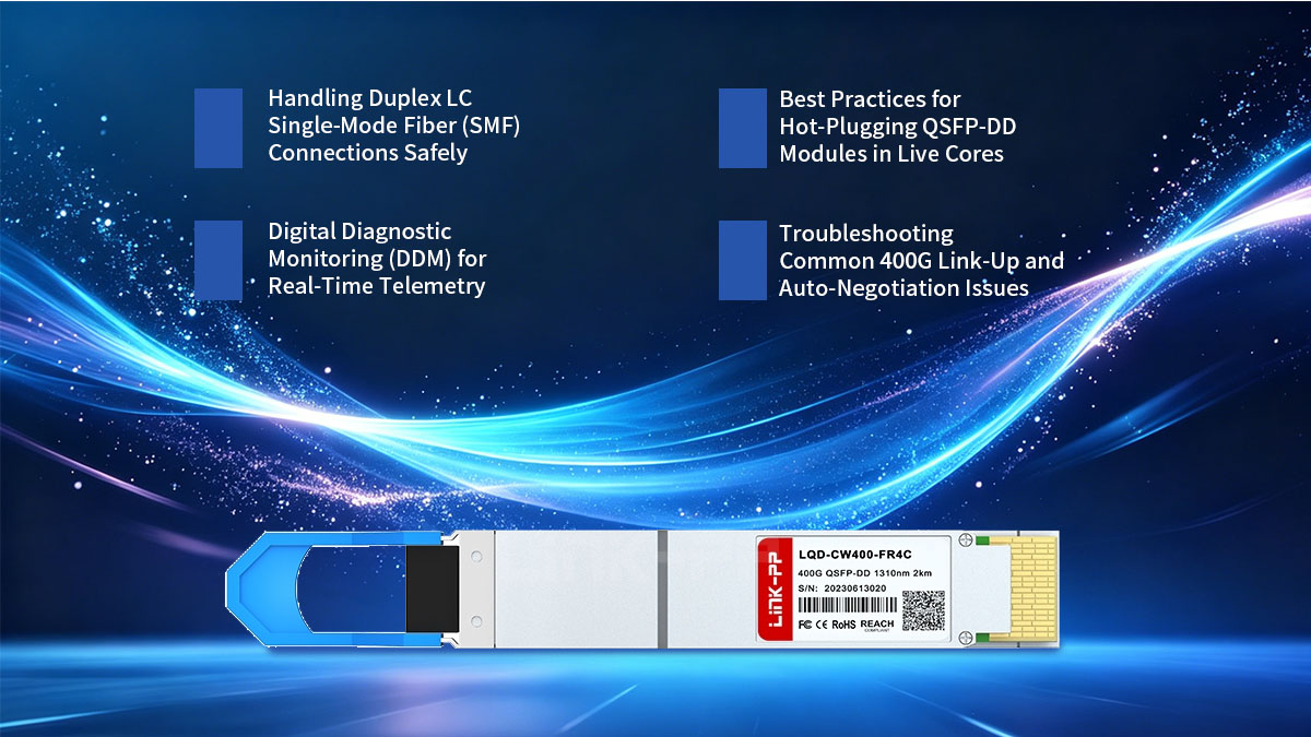 Implantação e Instalação Estratégica de uma Alternativa Compatível com QDD-400G-FR4-S