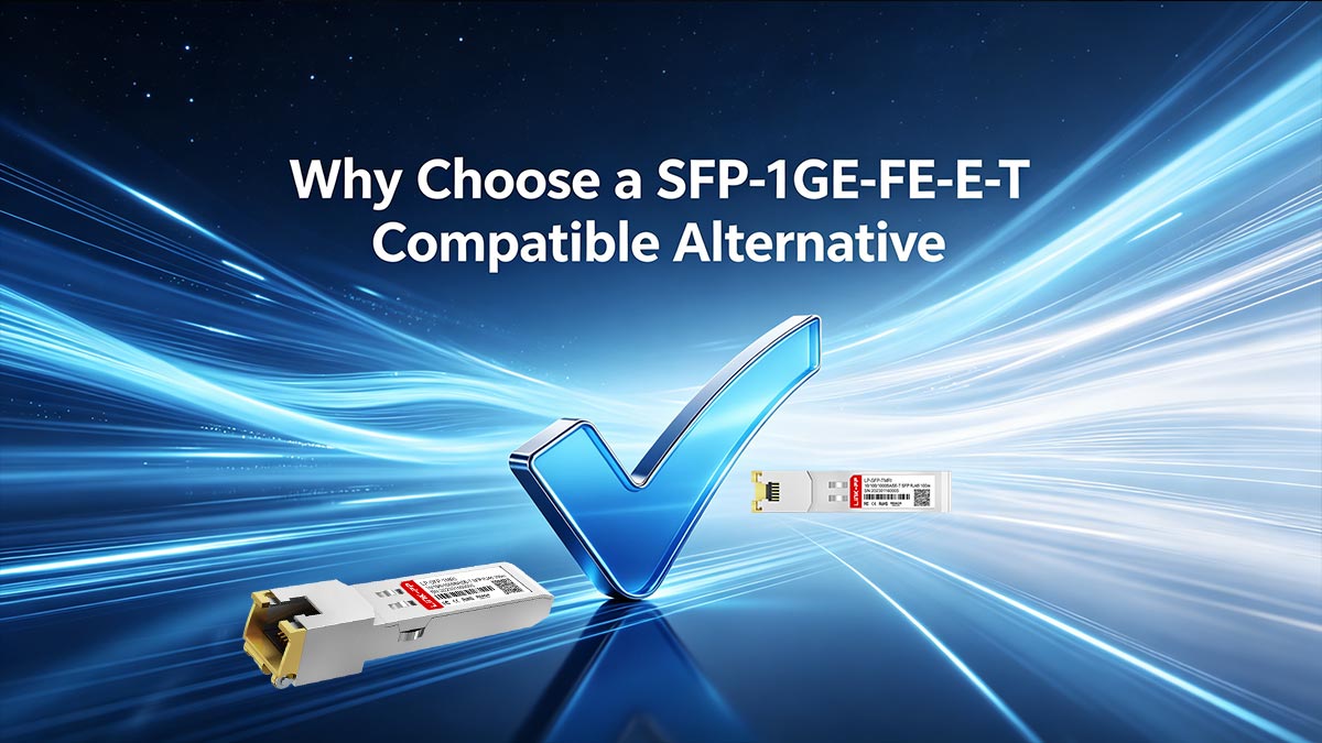 Pourquoi choisir une alternative compatible SFP-1GE-FE-ET ?