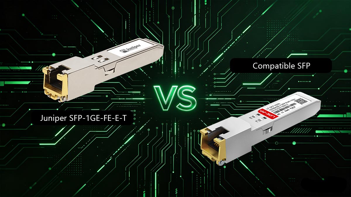 Analyse des coûts : Juniper SFP-1GE-FE-ET vs SFP compatibles
