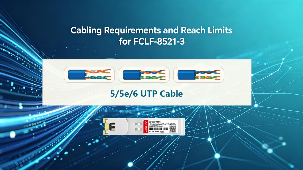 Cabling Requirements and Reach Limits for FCLF-8521-3