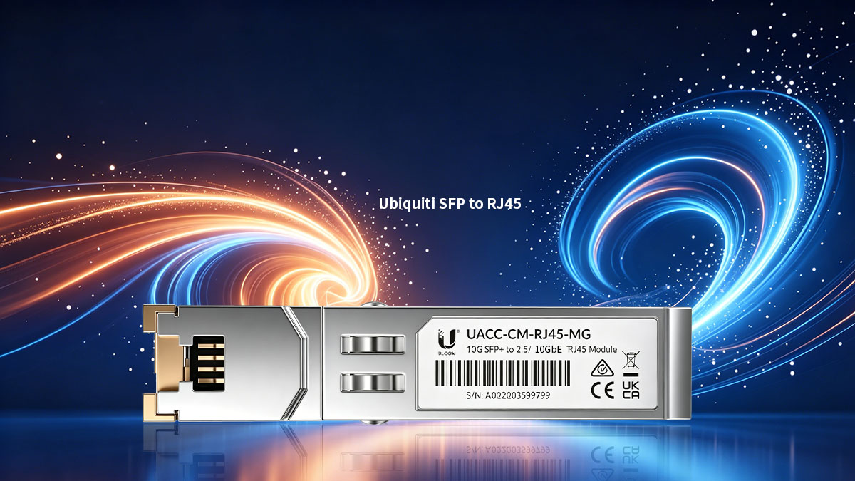 ¿Qué es un módulo Ubiquiti SFP a RJ45?