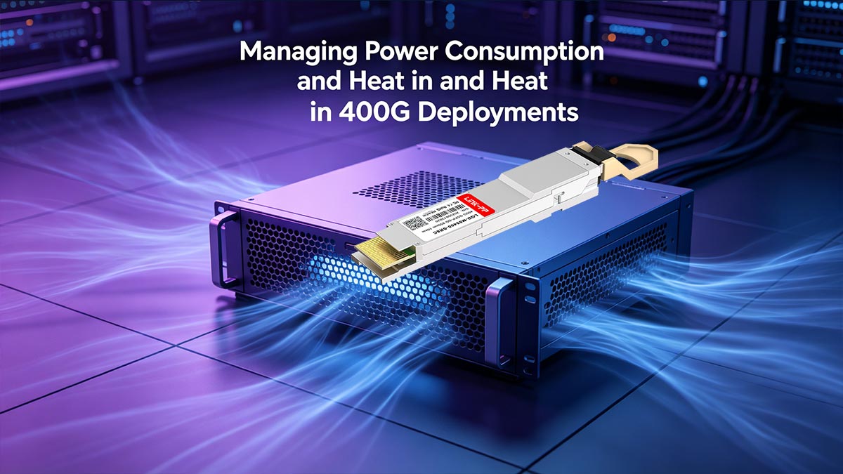 Managing Power Consumption and Heat in 400G Deployments