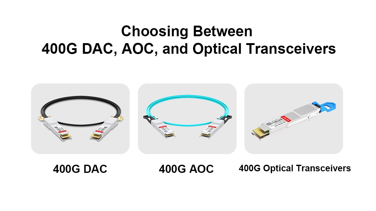 Choosing Between 400G DAC, AOC, and Optical Transceivers: Final Considerations