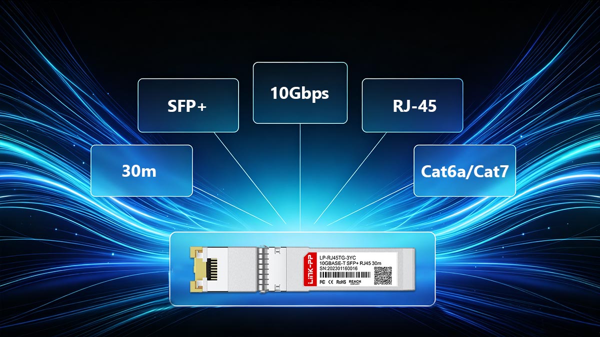 QSFPTEK QT-SFP-10G-T 10GBASE-T Specification