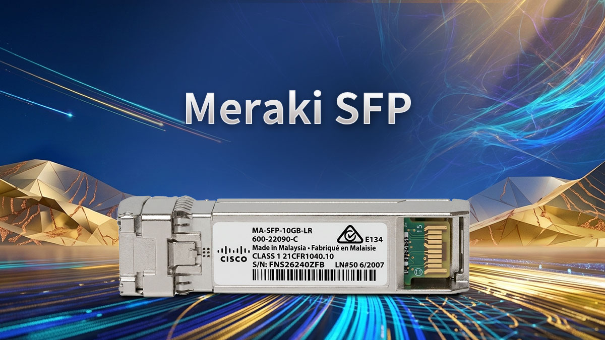 Comprensión de los módulos SFP de Meraki en redes en la nube