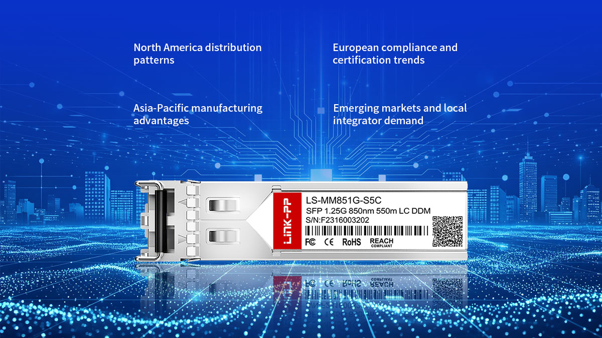 Dinâmica da cadeia de suprimentos global de substituições de módulos SFP da Mikrotik