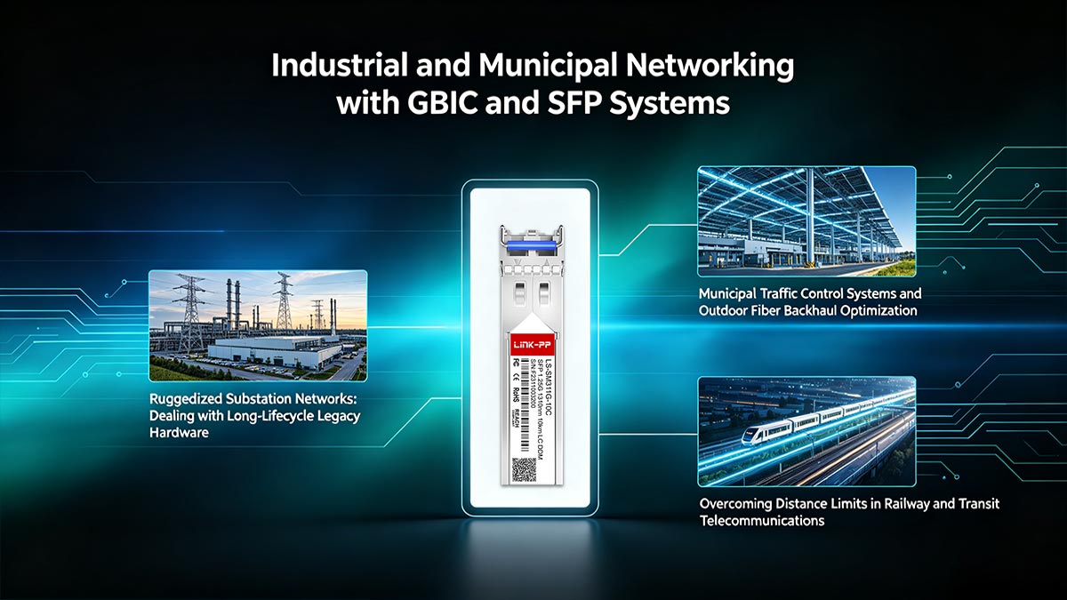 GBIC 및 SFP 시스템을 활용한 산업 및 도시 네트워크 구축