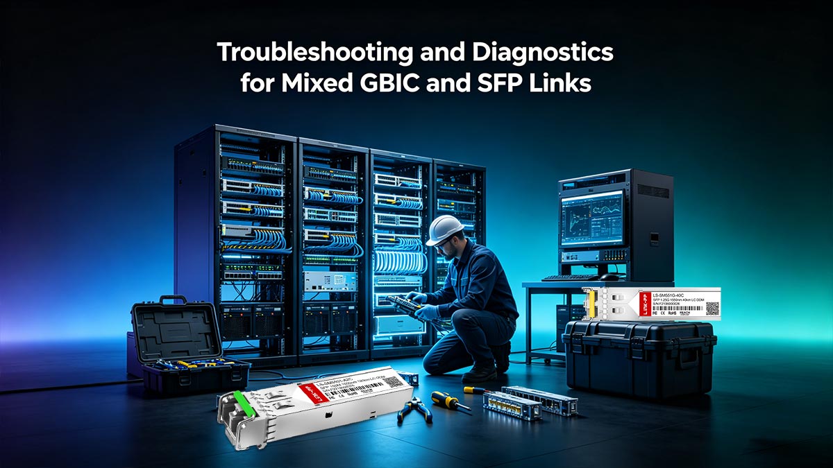 GBIC 및 SFP 혼합 링크 문제 해결 및 진단