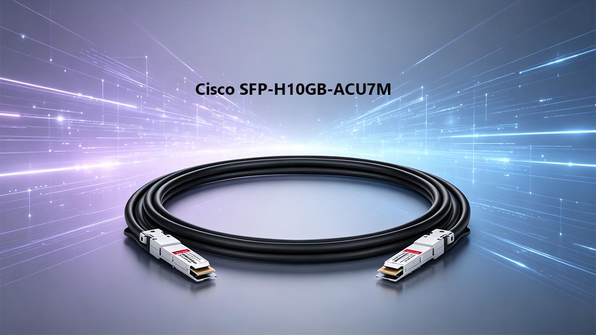 Introducción al Cisco SFP-H10GB-ACU7M y a los enlaces transceptores ópticos