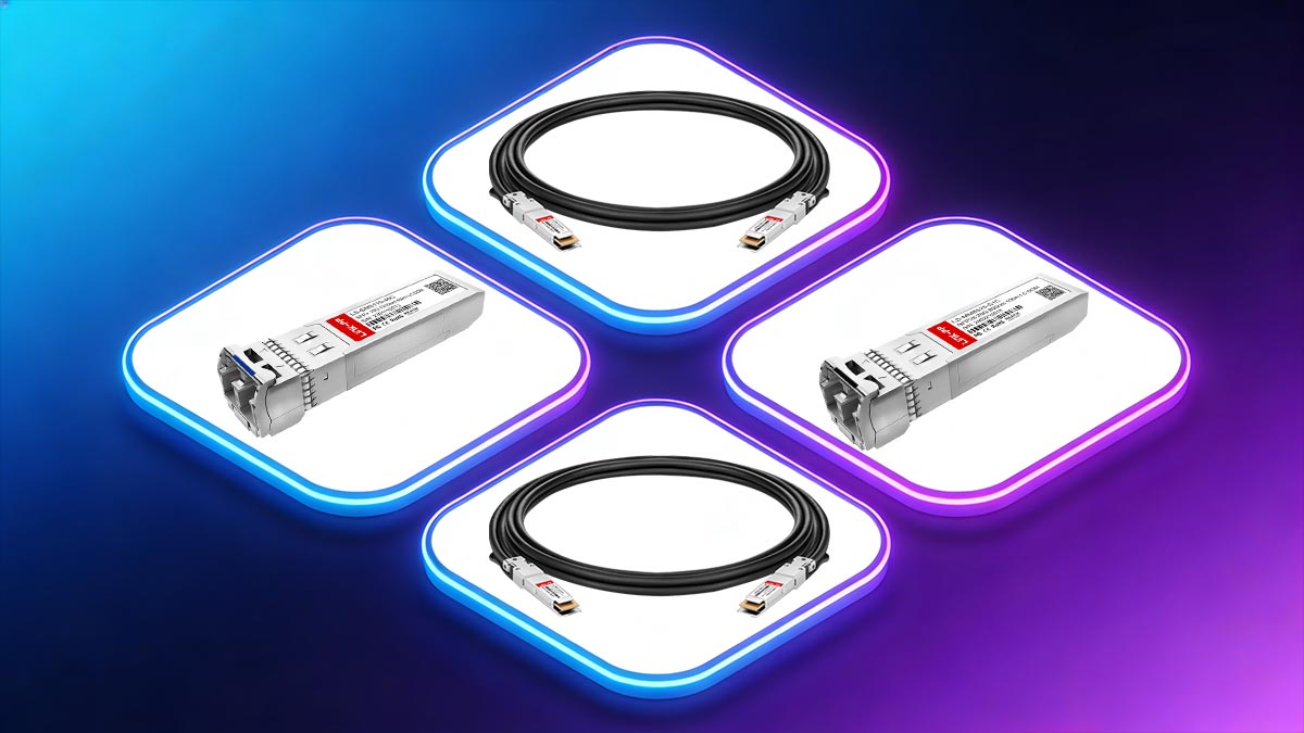Resumen de rendimiento: Enlaces de red de módulos ópticos SFP-H10GB-ACU7M frente a módulos ópticos.