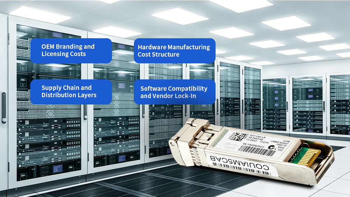 Pourquoi existe-t-il un écart de prix avec les routeurs Cisco 10G LR&nbsp;?