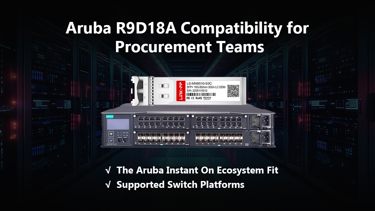 Compatibilidade do Aruba R9D18A para equipes de compras