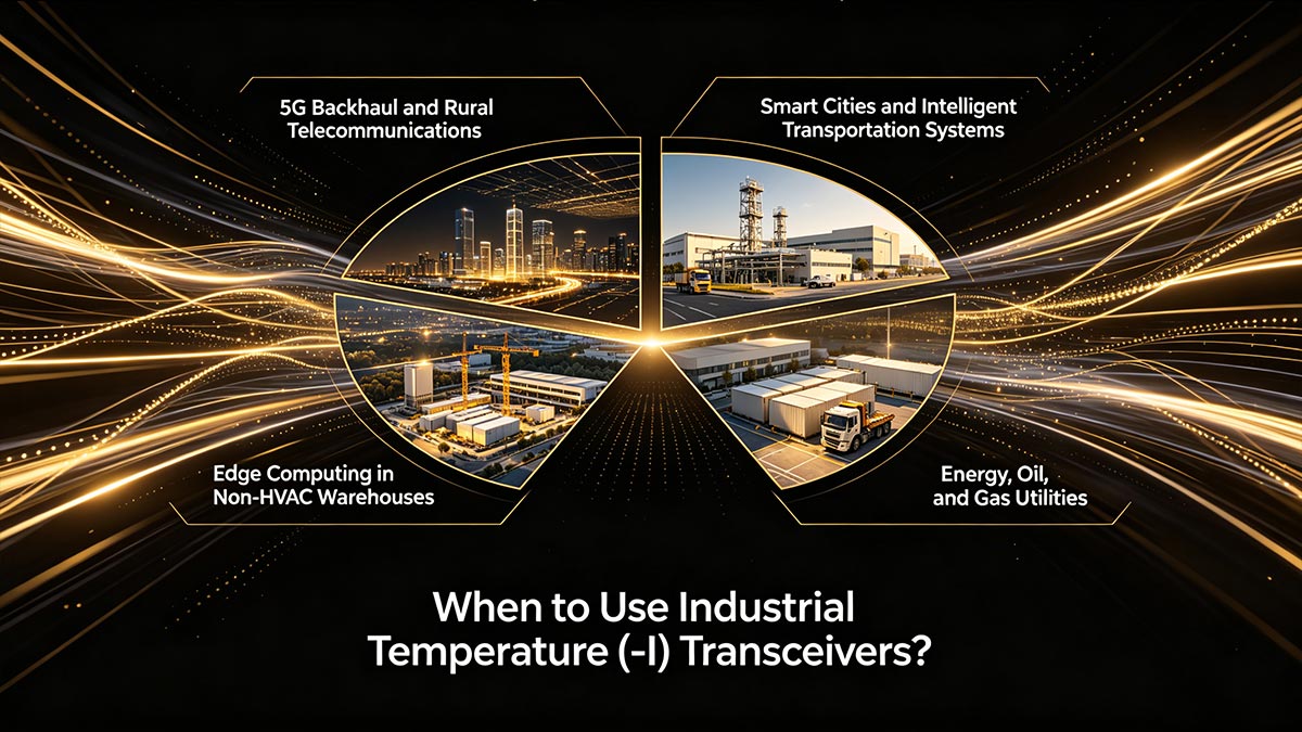 ¿Cuándo utilizar transceptores de temperatura industrial (-I)?