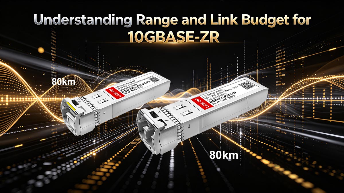 Comprensión del alcance y el presupuesto de enlace para 10GBASE-ZR