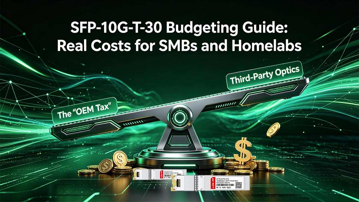 Guía de presupuesto para el SFP-10G-T-30: Costes reales para pymes y laboratorios domésticos