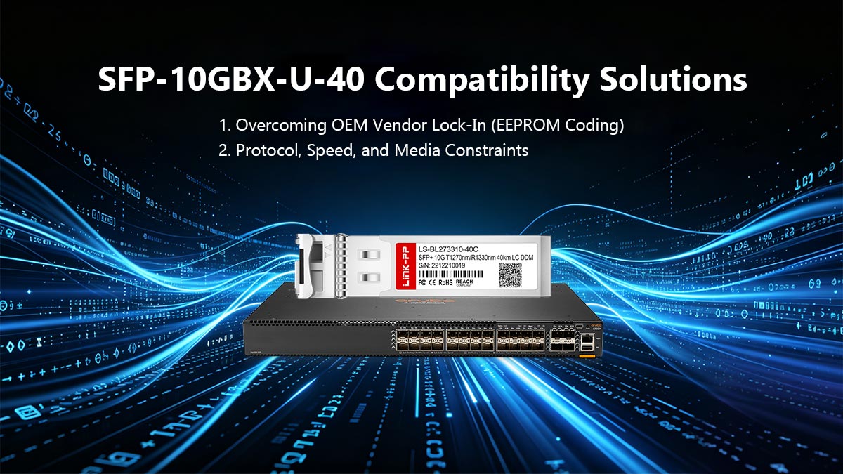 Soluciones de compatibilidad SFP-10GBX-U-40