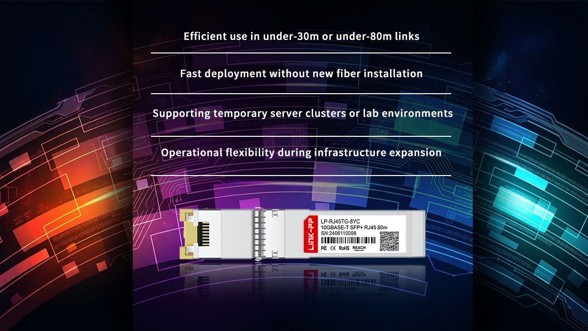 ¿Cuándo utilizar un adaptador SFP de 10G a RJ45 en las capas de acceso de un centro de datos?
