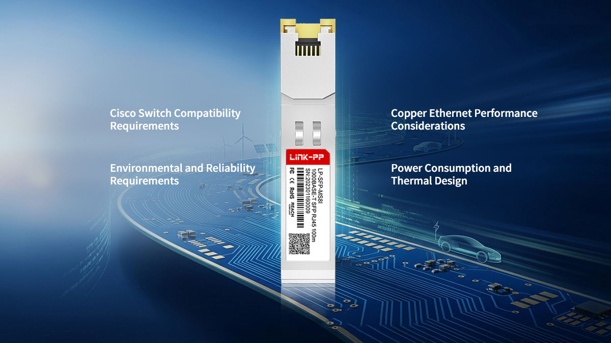 Consideraciones de compatibilidad técnica para alternativas a Cisco GLC-T-RGD