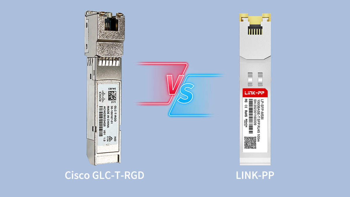 Comparación entre Cisco GLC-T-RGD y alternativas industriales compatibles