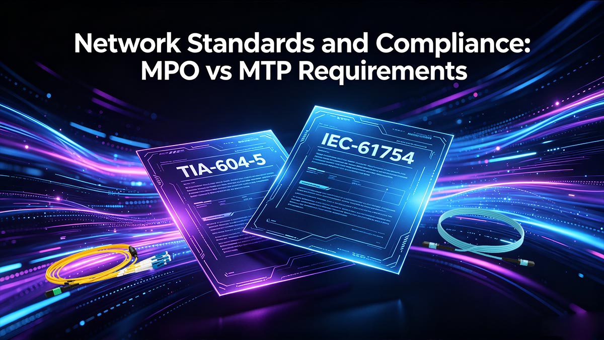 Netzwerkstandards und Konformitätsanforderungen: MPO vs. MTP