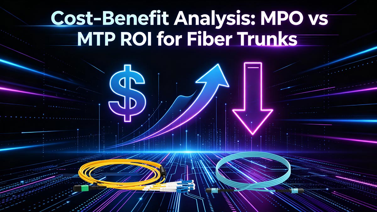 Kosten-Nutzen-Analyse: MPO vs. MTP ROI für Glasfaserleitungen