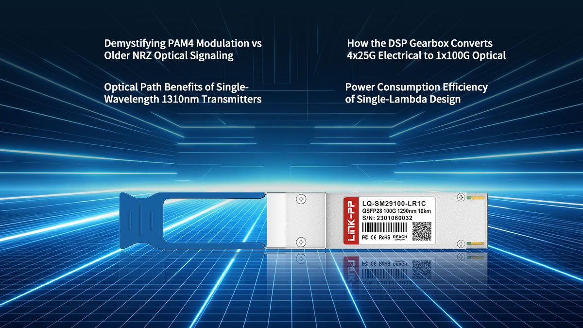 Comprensión de la tecnología 100GBASE-LR1 en el equivalente QSFP-100G-LR-S