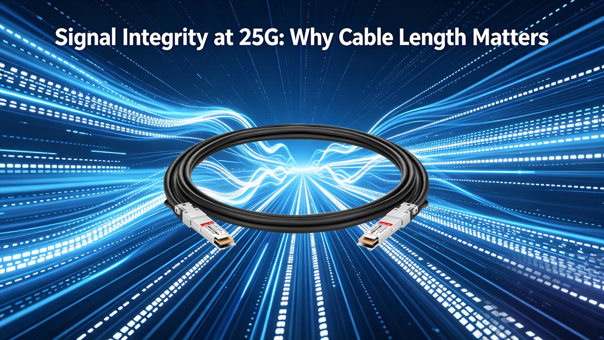 Signal Integrity at 25G: Why Cable Length Matters