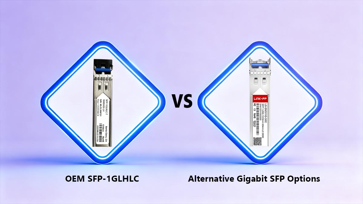 SFP-1GLHLC d'origine vs. autres options de SFP Gigabit