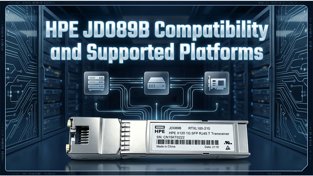 HPE JD089B Compatibility and Supported Platforms