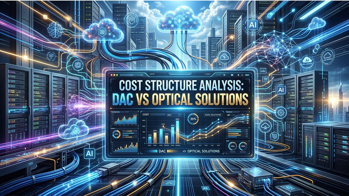 Analyse de la structure des coûts : solutions DAC vs solutions optiques