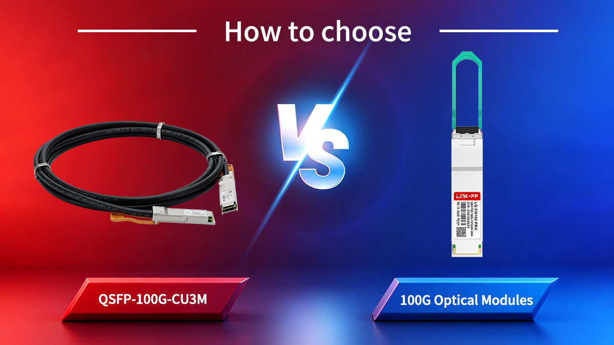 Comment choisir entre le module optique Cisco QSFP-100G-CU3M et les modules optiques 100G ?