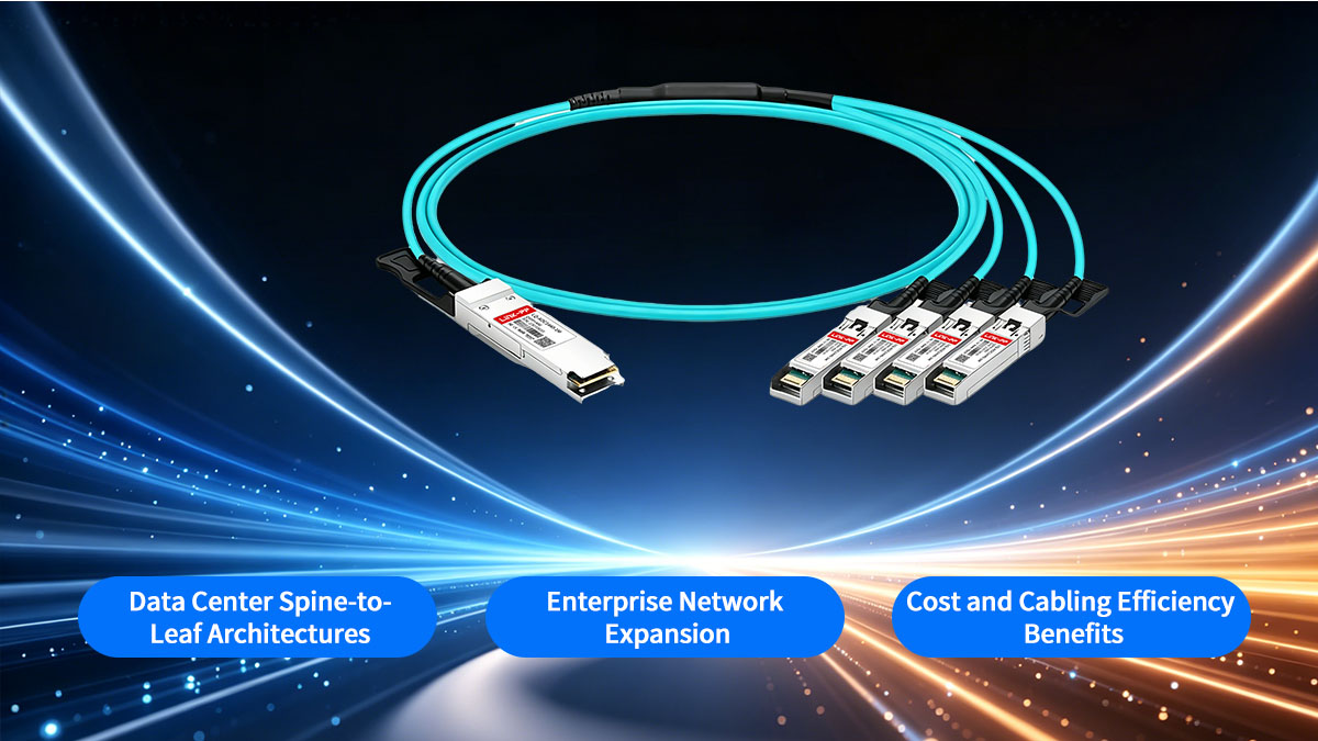Pourquoi la connectivité de dérivation 40G vers 4×10G reste importante