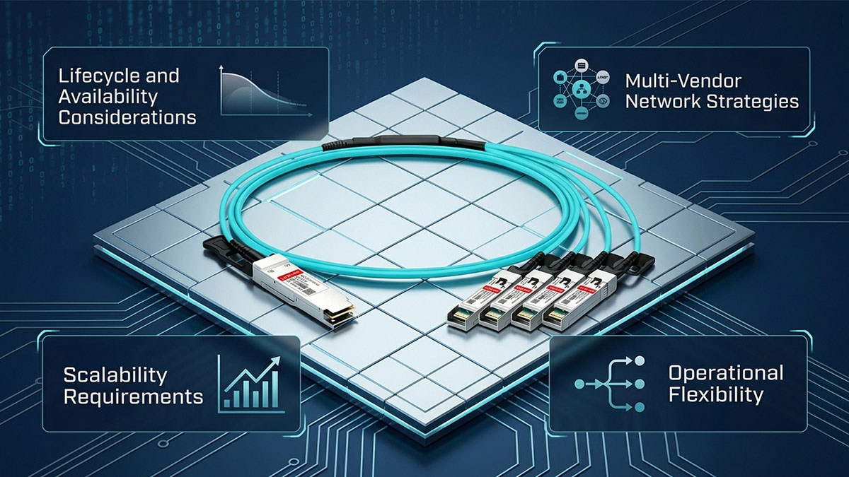 Pourquoi les organisations envisagent-elles des alternatives au FG-TRAN-QSFP-4XSFP&nbsp;?